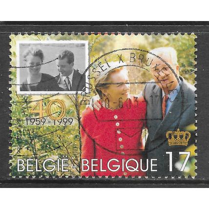 BELGIUM BELGIE BELGIQUE 199 40 years ruby anniversary albert II