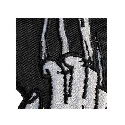 Torn Heart Iron On Patch Horror Sew Black White Badge Fun Applique Badge P622