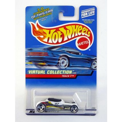 Hot Wheels Track T #127 Virtual Collection White Die-Cast Car 2000