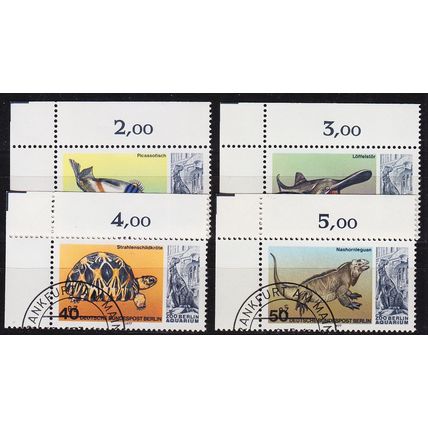 GERMANY BERLIN [1977] MiNr 0552-55 ( O/used ) [03] Tiere Eckrand
