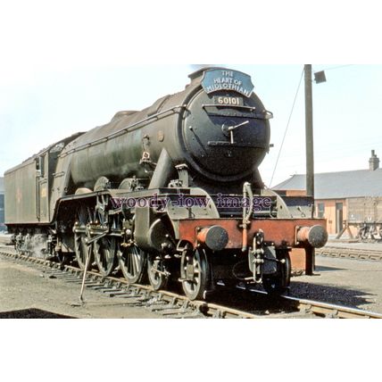 pu3302 - Engine No.60101 Cicero, at Haymarket Shed, Edinburgh - photograph 6x4