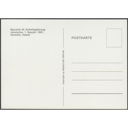 DB Baureihe 44 Einheitsgüterzuglokomotive - Redactor AK