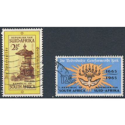 Tercentenary of Dutch Reformed Church - South Africa 1965 - F H - SG 260/1 (C)