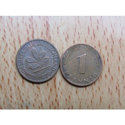 1979f 1 Pfennig Germany Coin