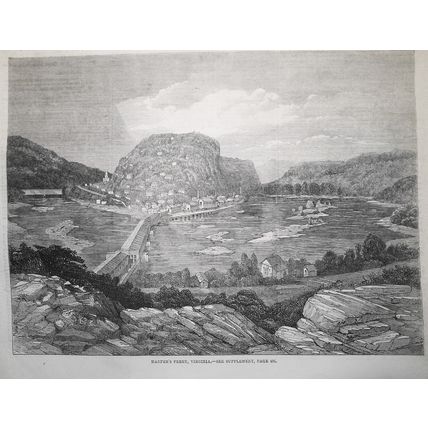 Harper's Ferry, Virginia - The Illustrated London News, May 25, 1861