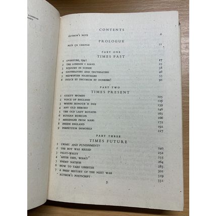 1942 1ST EDITION DOUGLAS REED "ALL OUR TOMORROWS" WW2 HARDBACK BOOK (P3)