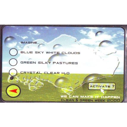 Clean & Green Week 2000 S'pore TransitLink Train/Bus Card