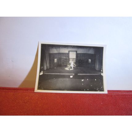ON STAGE AT THE THEATRE 3 x small photograph 1930s =