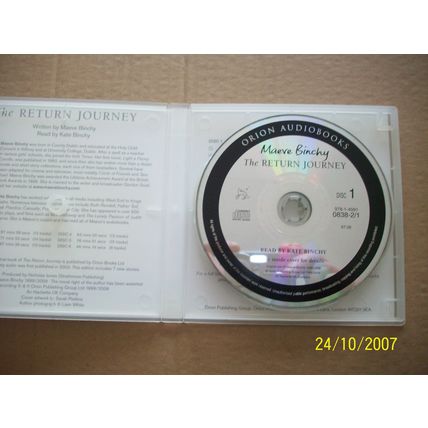 Maeve Binchy-The Return Journey CD Audio book 6 cds Unabridged