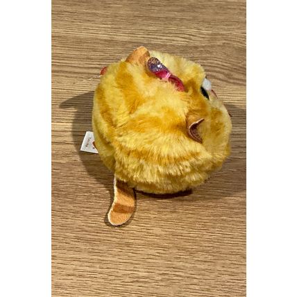 Ty Puffies Tabitha The Tabby Cat Stuffed Beanie Cute Mini Plushie