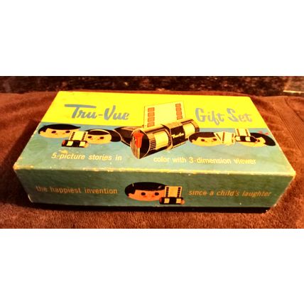 Old Vintage Original View Master # 520 Tur-Vue Gift Set In Original Box 1929