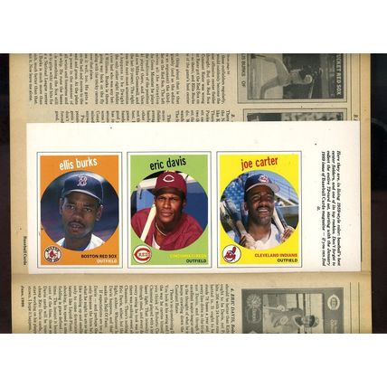 VTG. BASEBALL CARDS MAGAZINE JUNE 1989 KEN GRIFFEY, JR MINOR LEAGUE MARINER'S