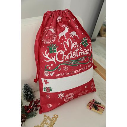 Christmas Drawstring Large Gift Bag 50*66cm