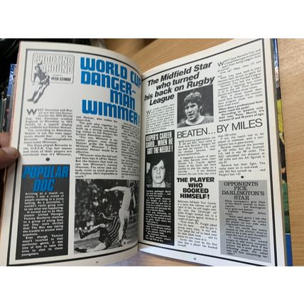 1973 "SHOOT ANNUAL 1974" GEORGE BEST UK FOOTBALL SOCCER ANNUAL HB BOOK (P4)