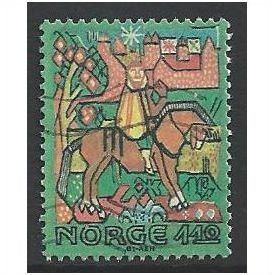 Mi 850: 1 Kr. 10 Christmas: Tapestry: Three Kings (Detail)(1625).