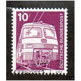 GER 1975 10pf 'TRAIN' FINE USED (EBID30-069)