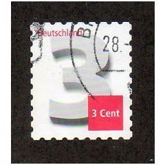 GER 2012 €0.03 (S/A) 'MAKE UP VALUE STAMP' FINE USED (EBID30-717)