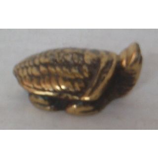 VINTAGE ' BRASS ' TURTLE paper weight