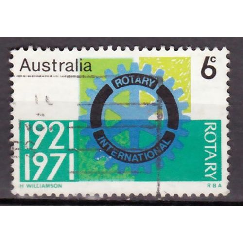 Australia 1971 Rotary 6c Used Stamp