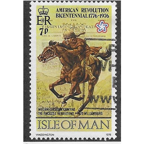 IOM 1976 7P 'AMERICA BICENTENNIAL' FINE USED (EBID54-748)
