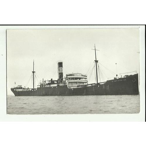 Anglo-Belgique Shipping SS CYMRIC PRIDE Postcard