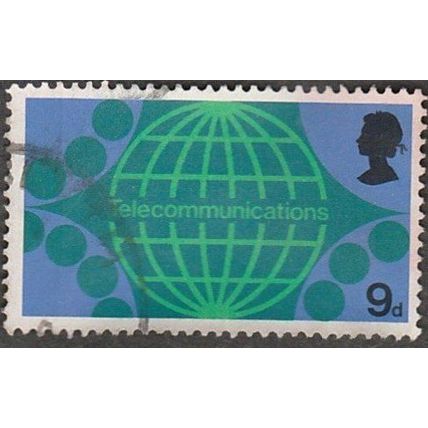 1969 British Post Office Technology, 9d, Telecommunications - ISD. Fine Used..