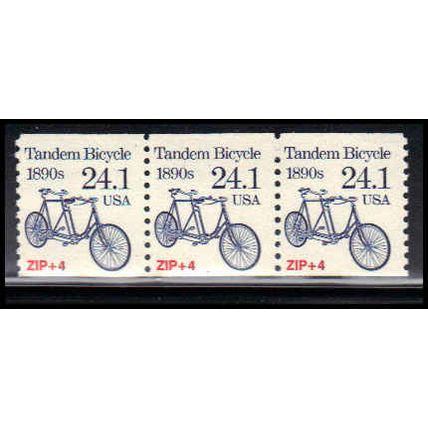 2266 24.1c Tandem Bicycle Fine MNH Dry Gum PNC 1/3 PA2827