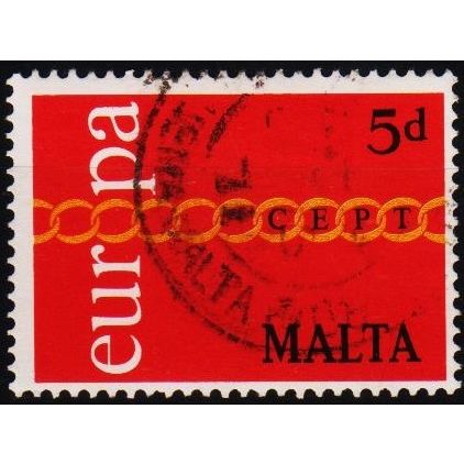 Malta. 1971 5d S.G.450 Used