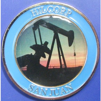 Hilcorp, San Juan, PR. Challenge Coin, Souvenir. 28a.