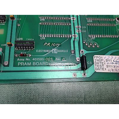 HOUDAILLE 401520-003 REV D PRAM BOARD PCBs,401519-000 STRIPPIT TURRET PRESS,FL