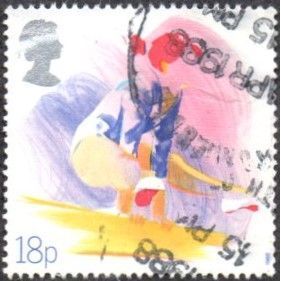 1988 Sports Organisations 18p, Gymnastics Association. Fine Used