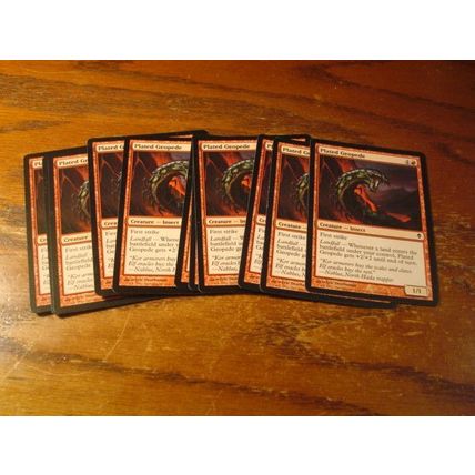 Magic The Gathering, MTG, 11-Cards, 1993-2009, PLATED GEOPEDE, nm