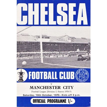CHELSEA v MANCHESTER CITY LEAGUE DIVISION ONE 1970/71