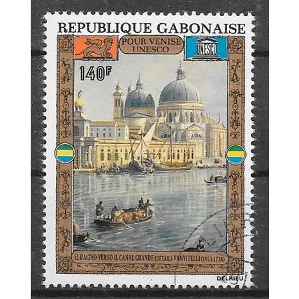 GABON N° PA 126 YVERT OBLITERE ( USED )