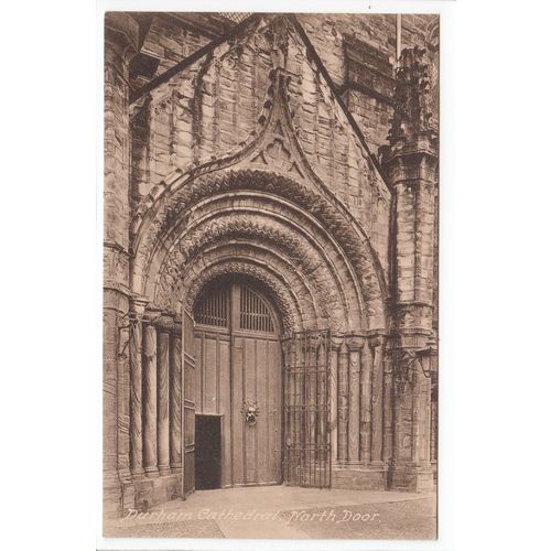 North Door Durham Cathedral Postcard 74081