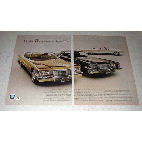 1973 Cadillac Sedan deVille, Eldorado & Convertible Ad