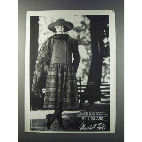1981 Marshall Field's Bill Blass Fashion Ad - Charmed