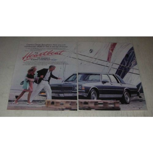 1989 Chevy Caprice Classic Brougham Car Ad