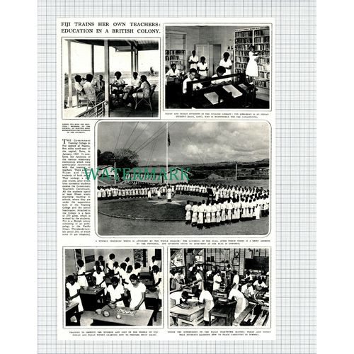 (X340) Government Teacher Training College Nasinu Fiji - 1948 Clip