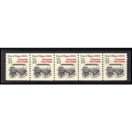 2258 13c Police Wagon Very Fine MNH Dry Gum PNC 1/5 X3164