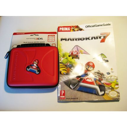 Red Nintendo New 3ds XL w Mario Kart & More!