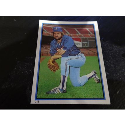 1983 Topps Stickers # 213 Gene Garber Very Good-Excellent (4) Atlanta Braves