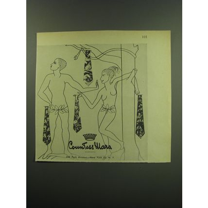 1949 Countess Mara Ties Ad
