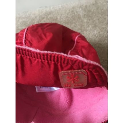 Old Navy Baby Infant Girls Pink Aviator Trapper Hat Straps Size 12-24 Months
