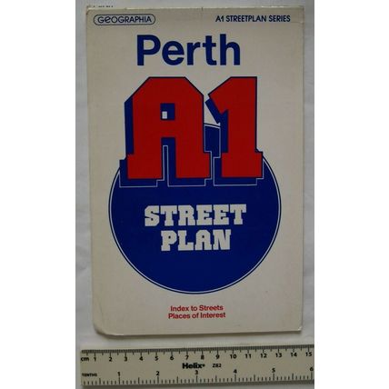 1987 Geographia A1 Street Plan of Perth