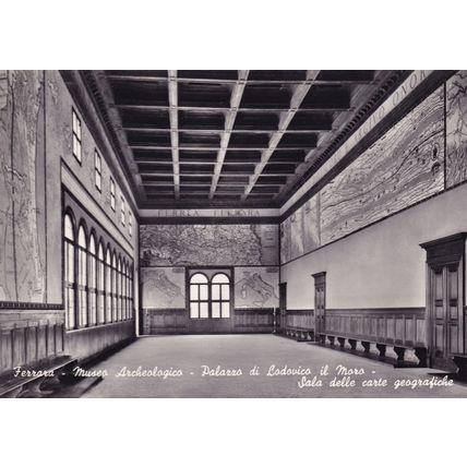 Ferrara Palazzo Di Lodovita Il Moro Italian Old RPC Postcard