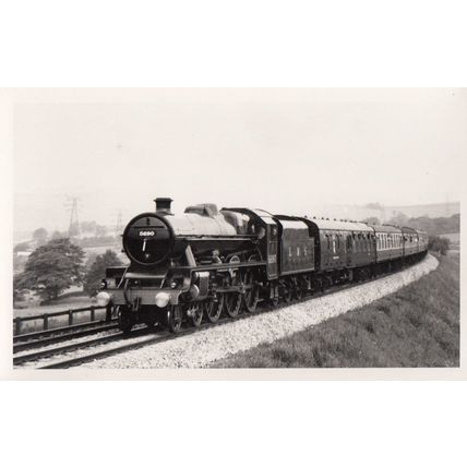 5690 Train At Gowhole Station in 1974 Vintage Railway Photo