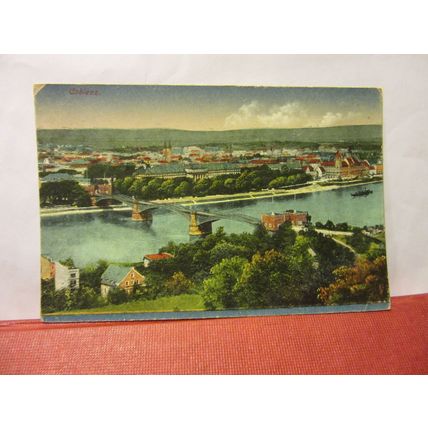 COBLENZ, KOBLENZ, GERMANY unused antique postcard #