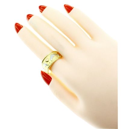 New Solid Real 14K Gold Lucky Two Dolphins and Heart Ring Band 4.4 Grams Size 9