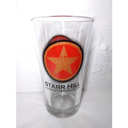 Starr Hill Charlottesville, VA Beer Shaker Glass approx. 12 oz. Fast Ship!